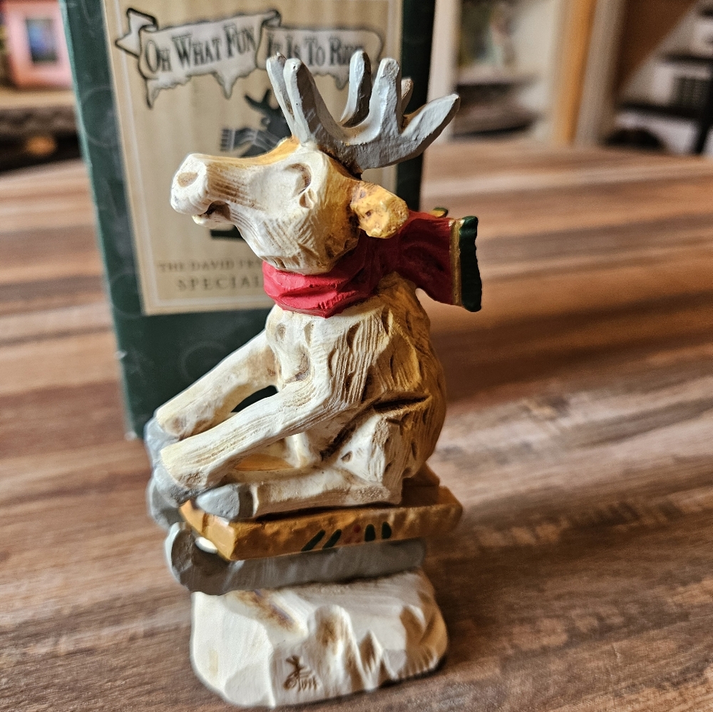 David Frykman “Oh What Fun It Is To Ride” 1996 Special Edition Reindeer 4”